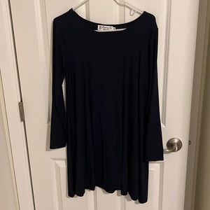 FIGHTING EEL navy dress